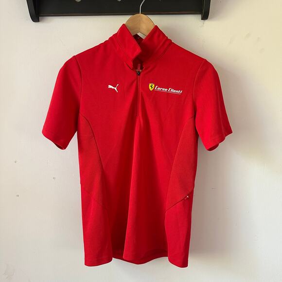 Men's Size M Scuderia Ferrari Fl Racing Official Puma Team Polo - Picture 1 of 4